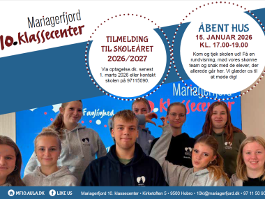 ÅBENT HUS 15. JANUAR 2026 KL. 17.00-19.00